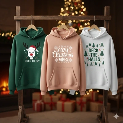  Custom - Christmas - Hoodies