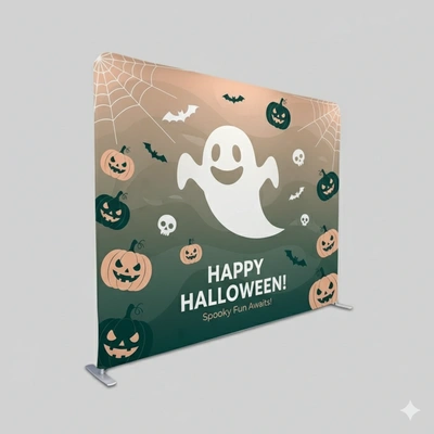  Halloween Backdrop With Stand