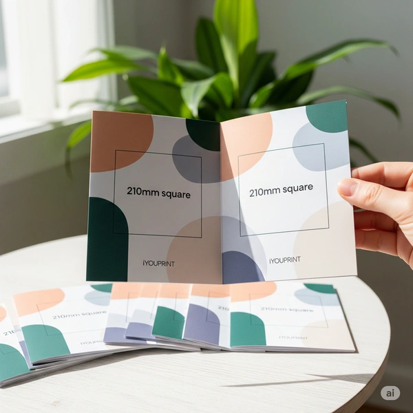  210mm Sq Half Fold Leaflet1