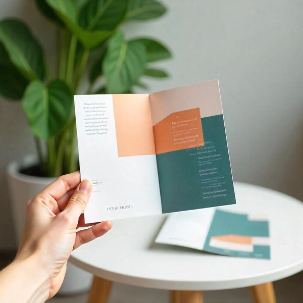  Folded Half Fold Leaflet 1