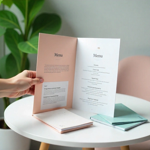  A3 Folded Menu