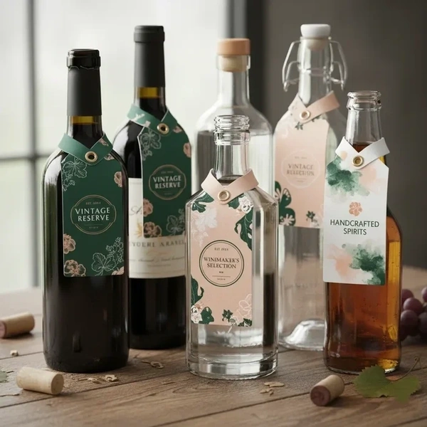  Custom  -  Printed  -  Bottle  -  Neck  -  Tags