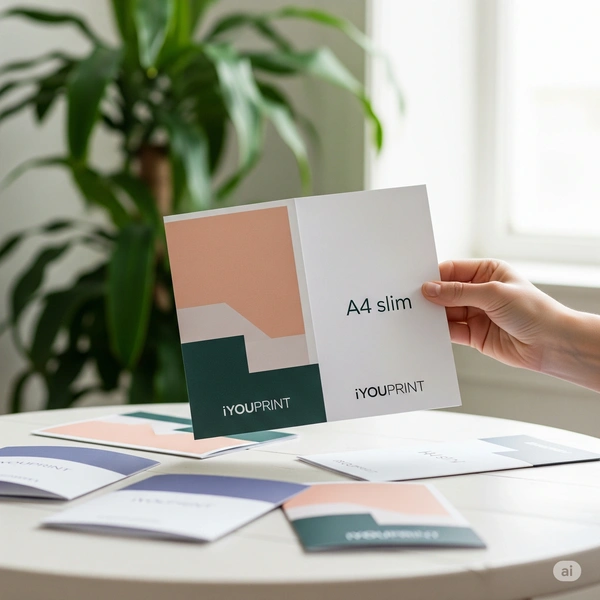  A4 Slim Half Fold Leaflet Dp