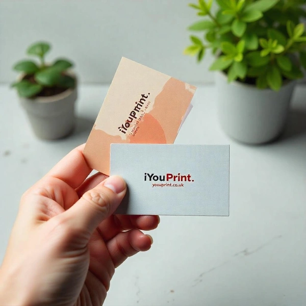  Red Foiled Business Card