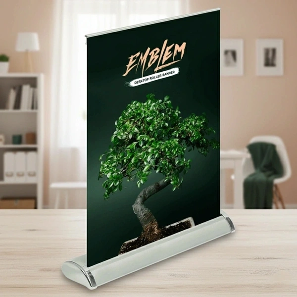  Emblem Desktop Roller Banner